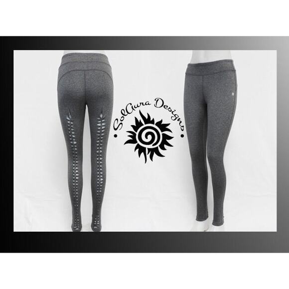 THE CUT 2 - LARGE - Back-Seamed Style Grey Leggings - Non-See Through Sexy Wear - Picture 2 of 9